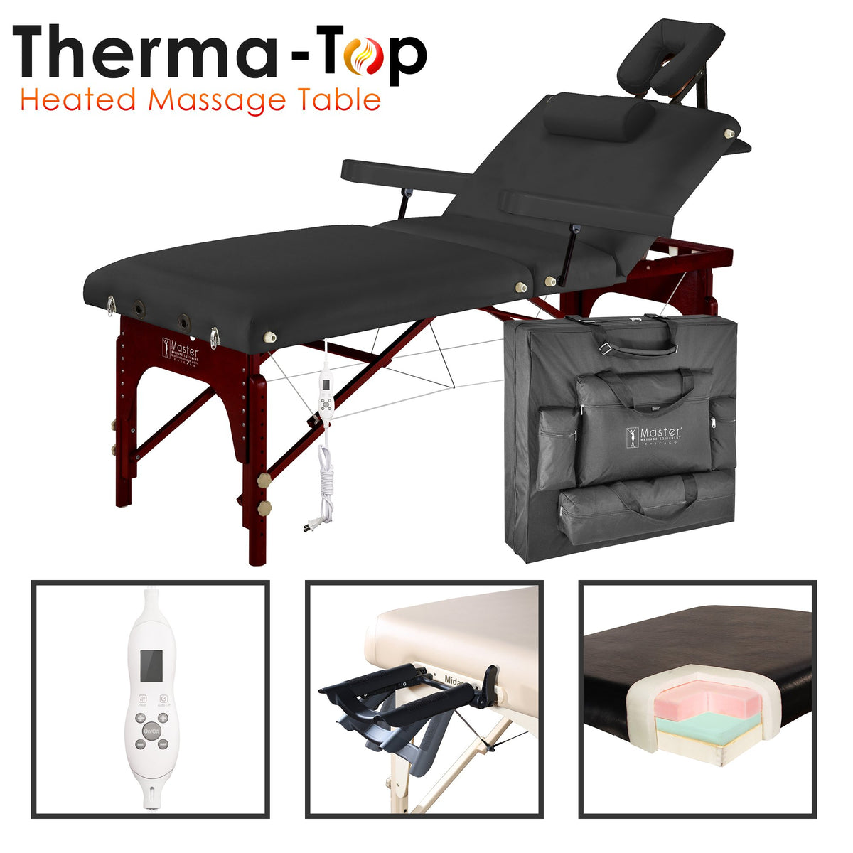 Master Massage Ultra™ Fleece Massage Table Pad Set - Now 2X Thicker